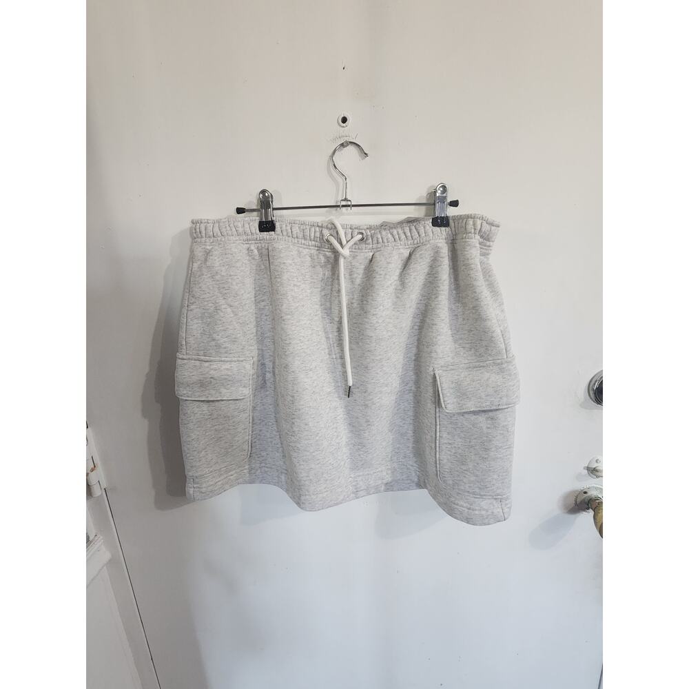 Abercrombie & Fitch cargo fleece skirt L NwT